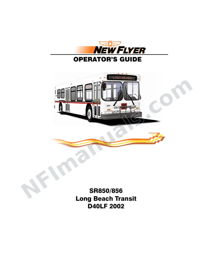 SR850/856 Operator's Guide, Long Beach Transit first-page preview