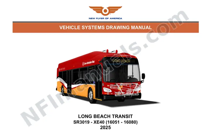 SR3019 Vehicle Systems Drawings, Long Beach Transit first-page preview