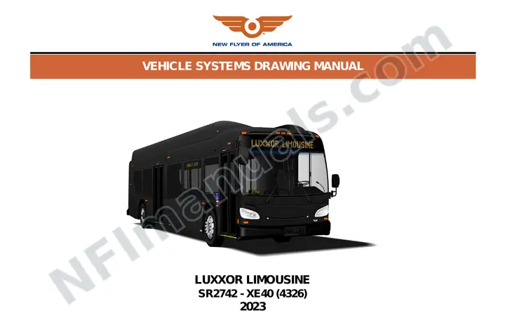 SR2742 Vehicle Systems Drawings, Luxxor Limousine first-page preview