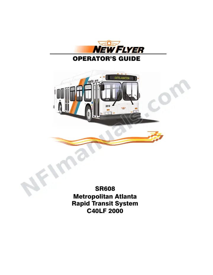 SR608 Operator's Guide, MARTA first-page preview