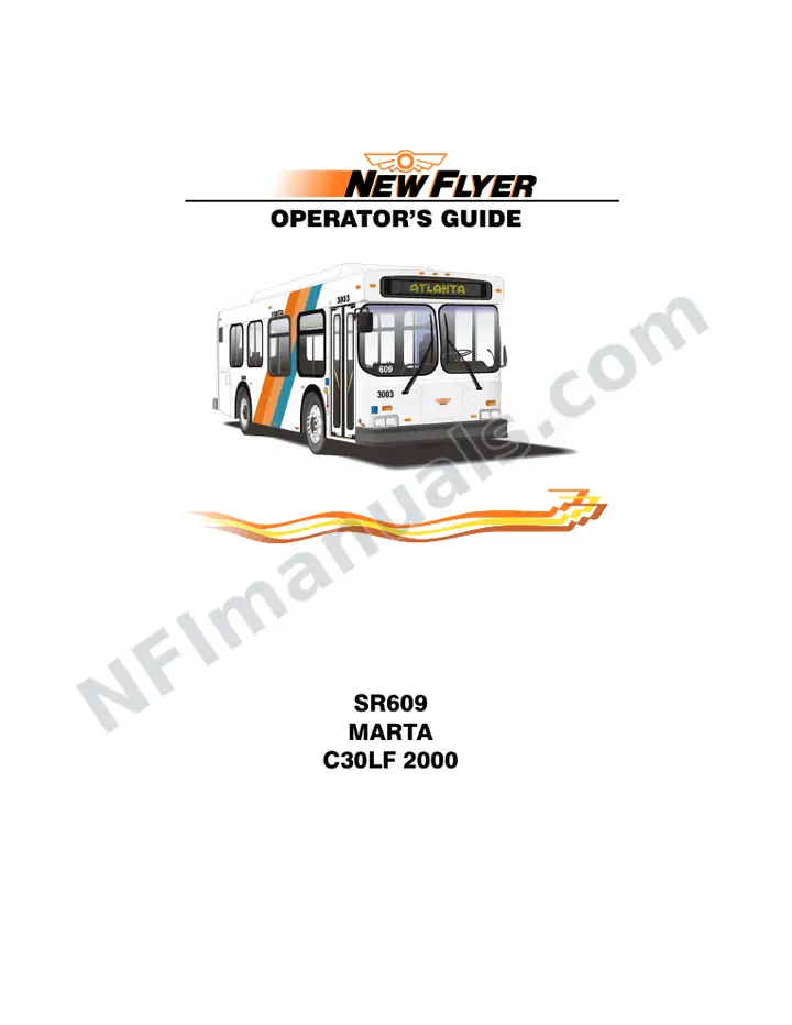 New Flyer C30LF Manual Package - MARTA included manual preview