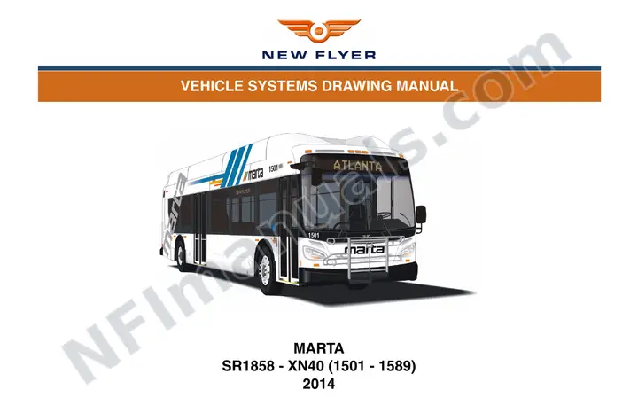 SR1858 Vehicle Systems Drawings, MARTA first-page preview