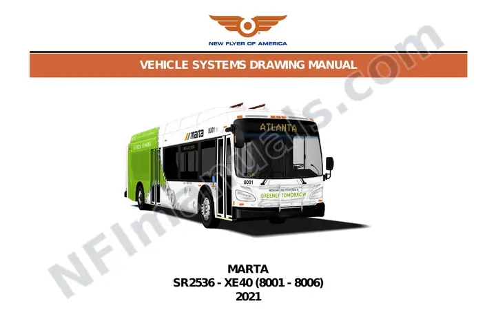 SR2536 Vehicle Systems Drawings, MARTA first-page preview