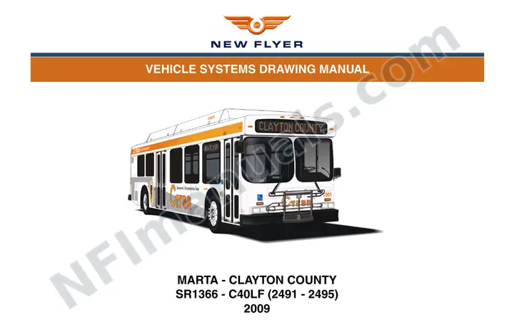 SR1366 Vehicle Systems Drawings, MARTA - Clayton County first-page preview
