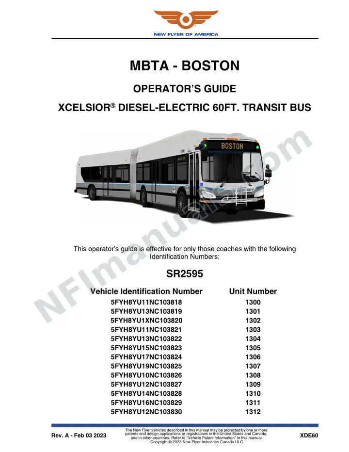 SR2595_2763_2610 Operator's Guide, MBTA - Boston first-page preview