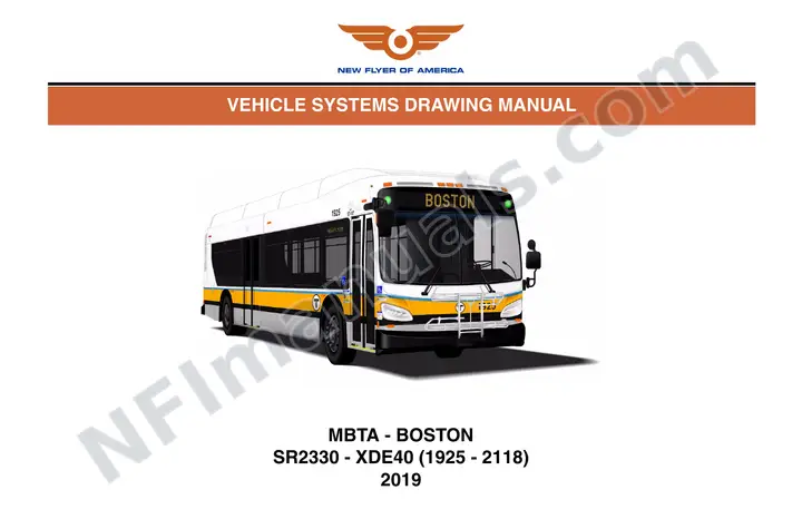 SR2330 Vehicle Systems Drawings, MBTA - Boston first-page preview