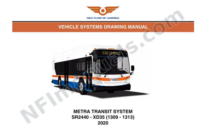SR2440 Vehicle Systems Drawings, Meta Transit System first-page preview