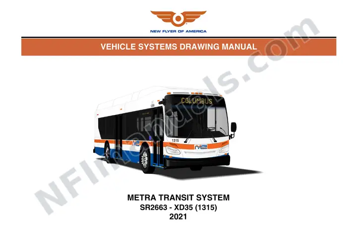 SR2663 Vehicle Systems Drawings, METRA Transit System first-page preview