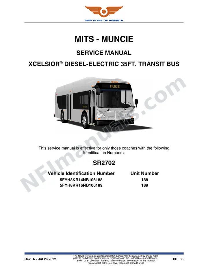 SR2702 Service Manual, MITS - Muncie first-page preview