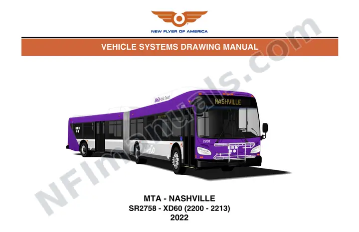 SR2758 Vehicle Systems Drawings, MTA - Nashville first-page preview