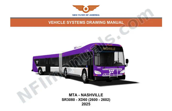 SR3080 Vehicle Systems Drawings, MTA - Nashville first-page preview