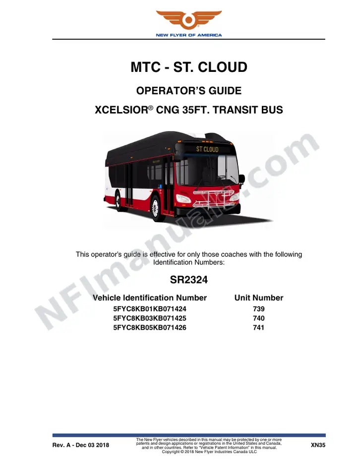 SR2324 Operator's Guide, MTC - St. Cloud first-page preview