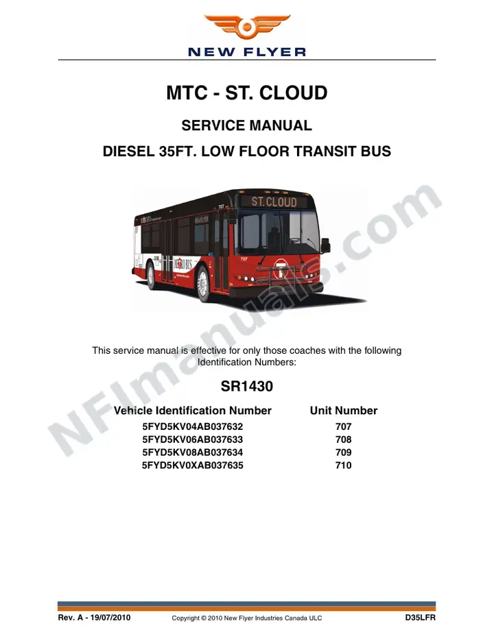 SR1430 Service Manual, MTC - St. Cloud first-page preview