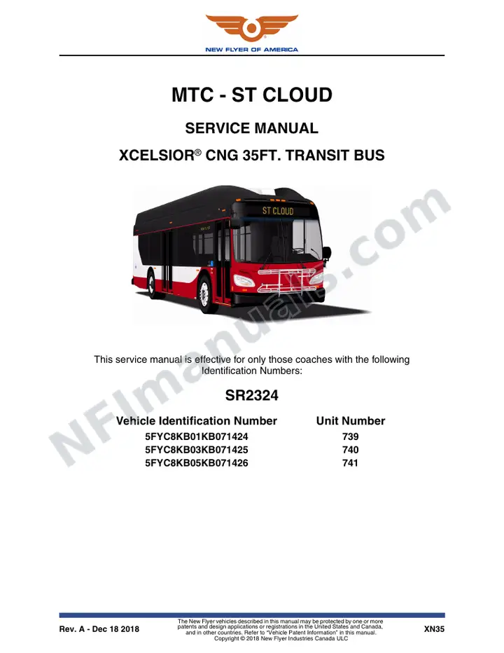 SR2324 Service Manual, MTC - St. Cloud first-page preview