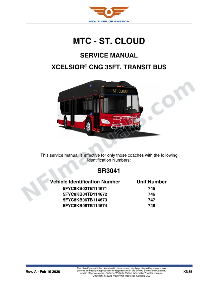 SR3041 Service Manual, MTC - St. Cloud first-page preview