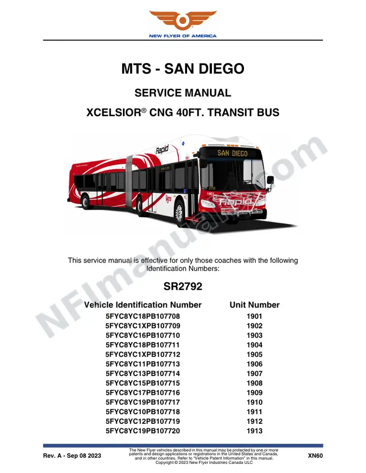 SR2792 Service Manual, MTS - San Diego first-page preview