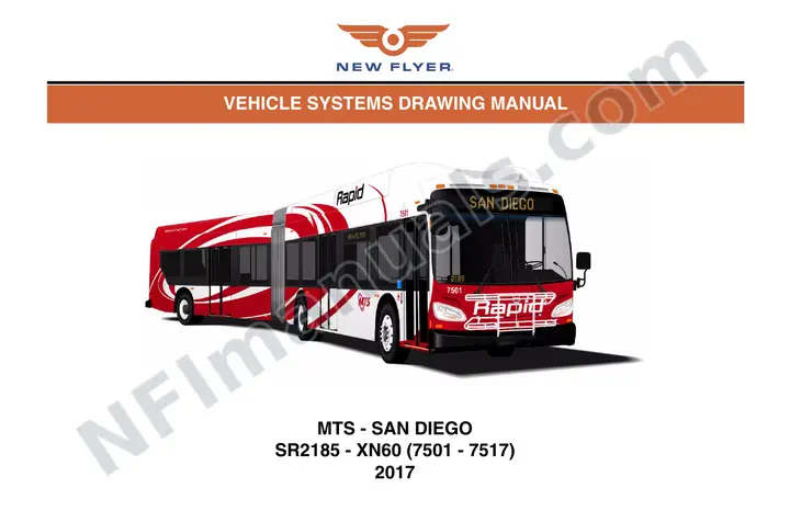 SR2185 Vehicle Systems Drawings, MTS - San Diego first-page preview