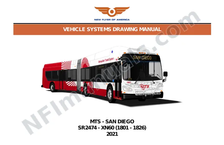 SR2474 Vehicle Systems Drawings, MTS - San Diego first-page preview