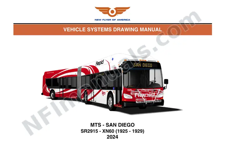 SR2915 Vehicle Systems Drawings, MTS - San Diego first-page preview