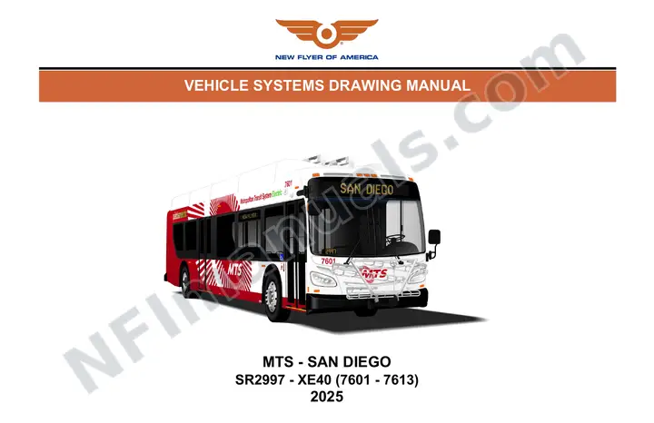 SR2997 Vehicle Systems Drawings, MTS - San Diego first-page preview