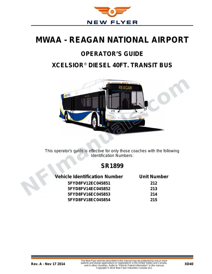 SR1899 Operator's Guide, MWAA - Reagan National Airport first-page preview