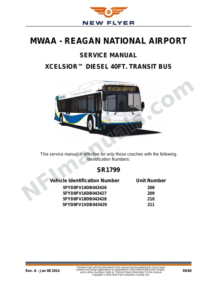 SR1799 Service Manual, MWAA - Reagan National Airport first-page preview