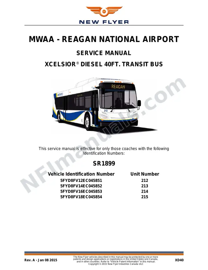 SR1899 Service Manual, MWAA - Reagon National Airport first-page preview