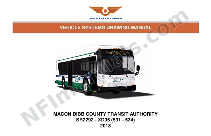SR2292 Vehicle Systems Drawings, Macon Bibb County Transit Authority first-page preview