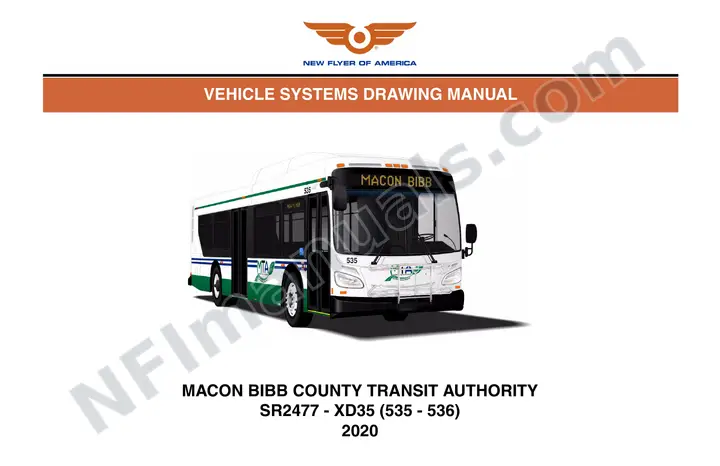 SR2477 Vehicle Systems Drawings, Macon Bibb County Transit Authority first-page preview