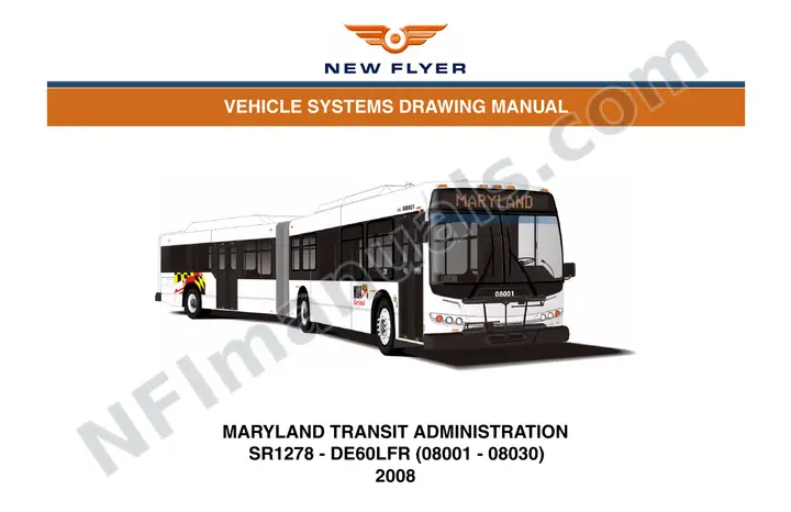 SR1278 Vehicle Systems Drawings, Maryland Transit Administration first-page preview