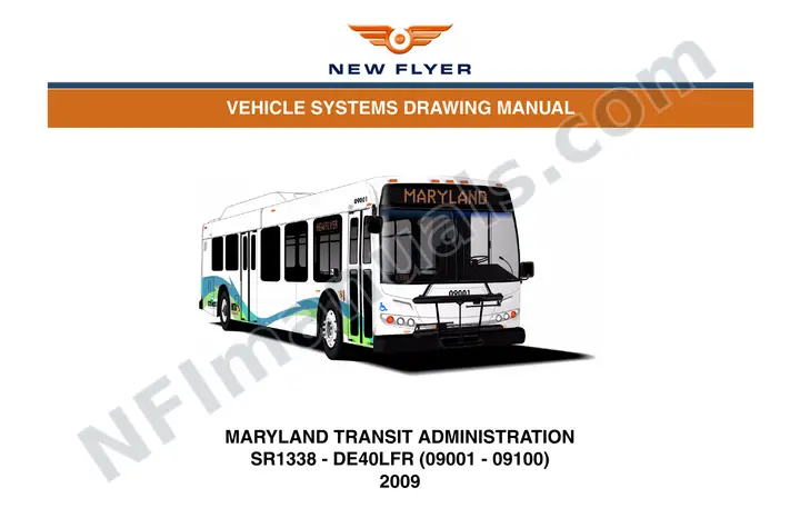 SR1338 Vehicle Systems Drawings, Maryland Transit Administration first-page preview
