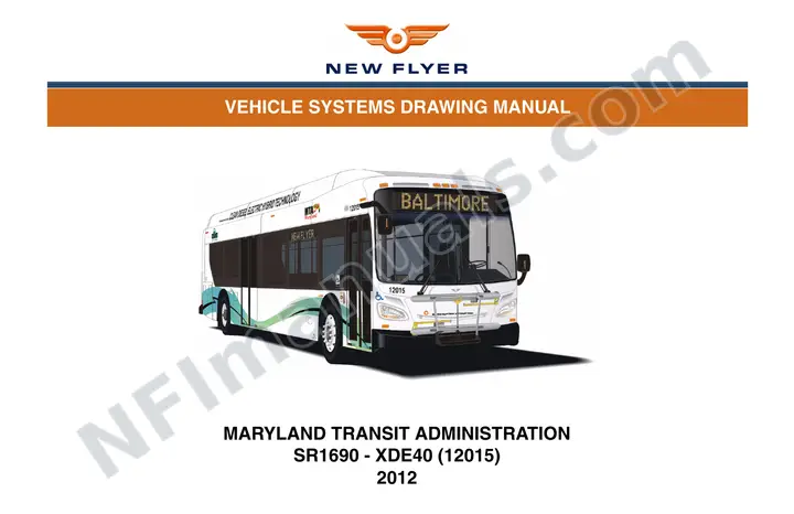 SR1690 Vehicle Systems Drawings, Maryland Transit Administration first-page preview