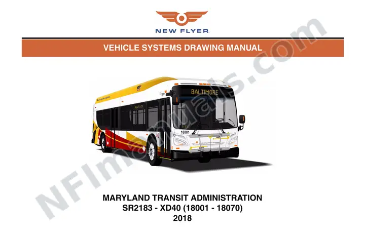 SR2183 Vehicle Systems Drawings, Maryland Transit Adminstration first-page preview