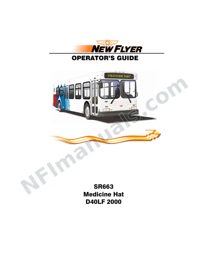 SR663 Operator's Guide, Medicine Hat Transit first-page preview