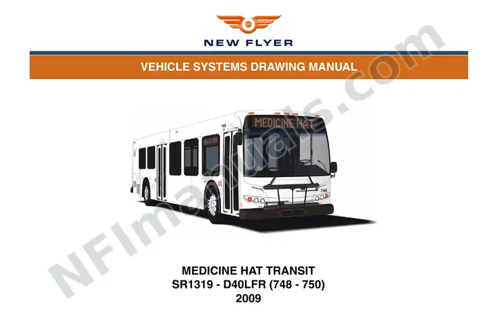SR1319 Vehicle Systems Drawings, Medicine Hat Transit first-page preview