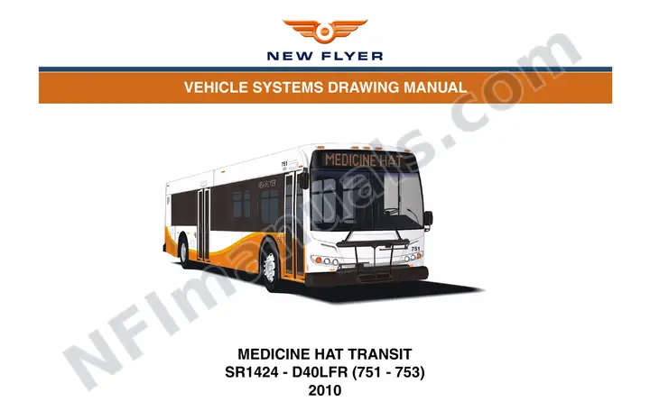 SR1424 Vehicle Systems Drawings, Medicine Hat Transit first-page preview