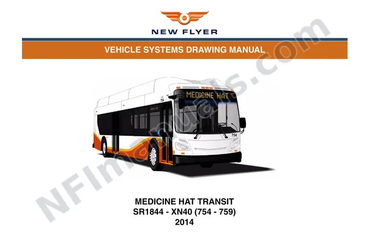 SR1844 Vehicle Systems Drawings, Medicine Hat Transit first-page preview