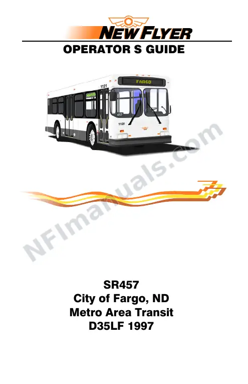 New Flyer D35LF Manual Package - Metro Area Transit - Fargo included manual preview