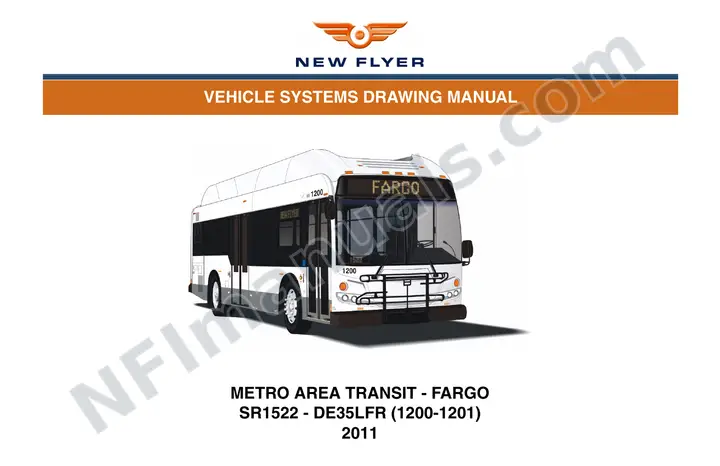 SR1522 Vehicle Systems Drawings, Metro Area Transit - Fargo first-page preview