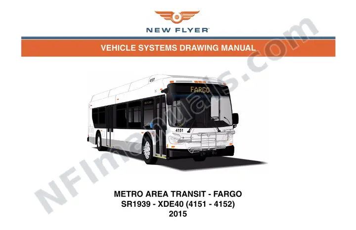 SR1939 Vehicle Systems Drawings, Metro Area Transit - Fargo first-page preview