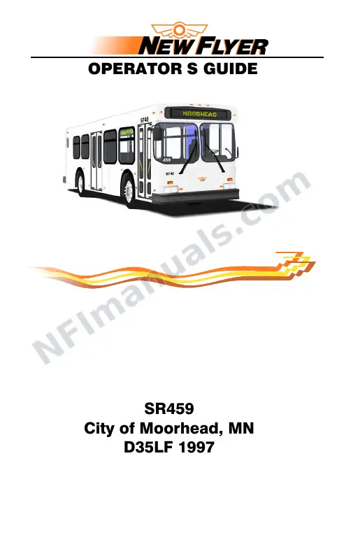 New Flyer D35LF Manual Package - Metro Area Transit - Moorhead included manual preview