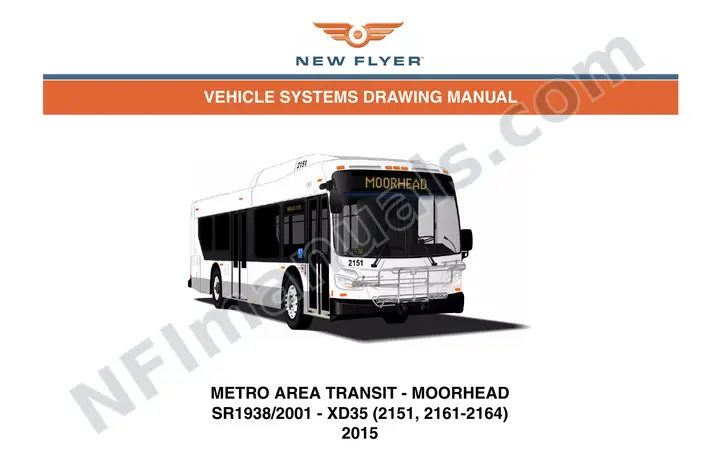 SR1938/2001 Vehicle Systems Drawings, Metro Area Transit - Moorhead first-page preview
