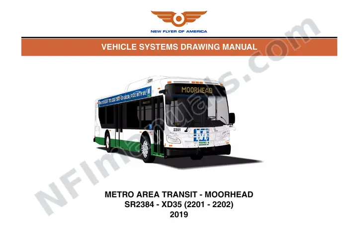 SR2384 Vehicle Systems Drawings, Metro Area Transit - Moorhead first-page preview