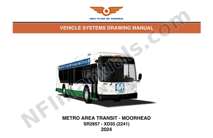 SR2857 Vehicle System Drawings, Metro Area Transit - Moorhead first-page preview