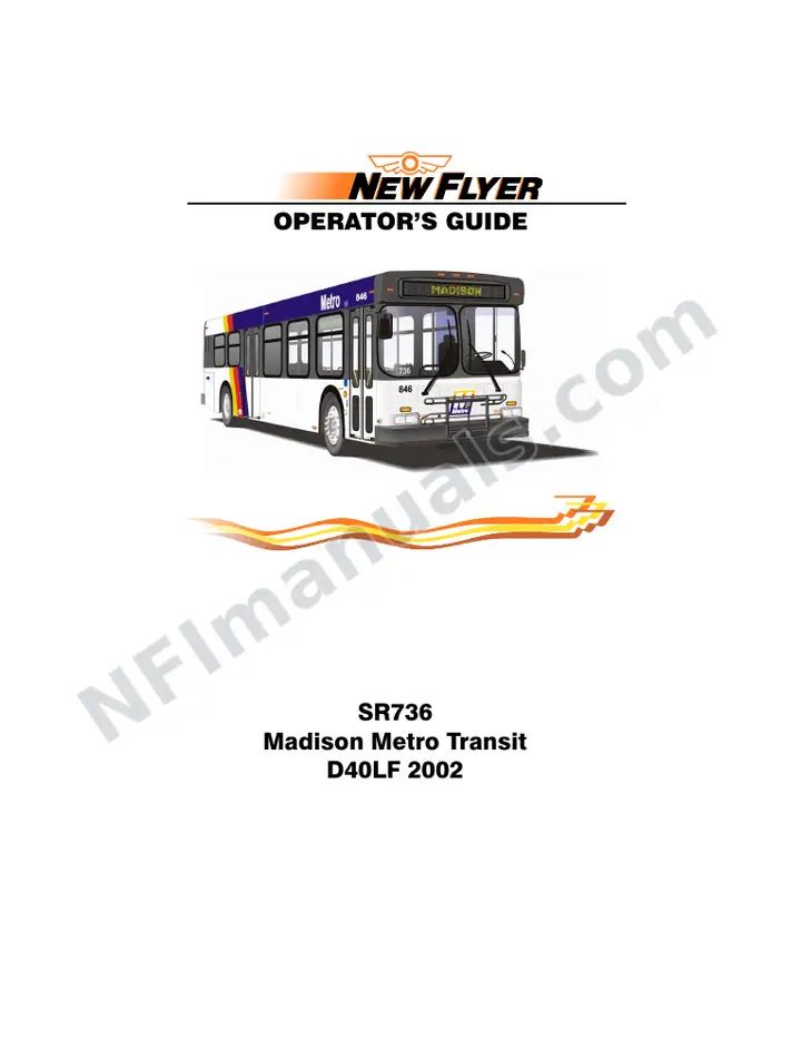 SR736 Operator's Guide, Madison Metro Transit first-page preview