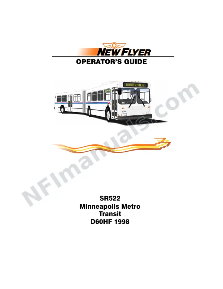 SR522 Operator's Guide, Minneapolis Metro Transit first-page preview