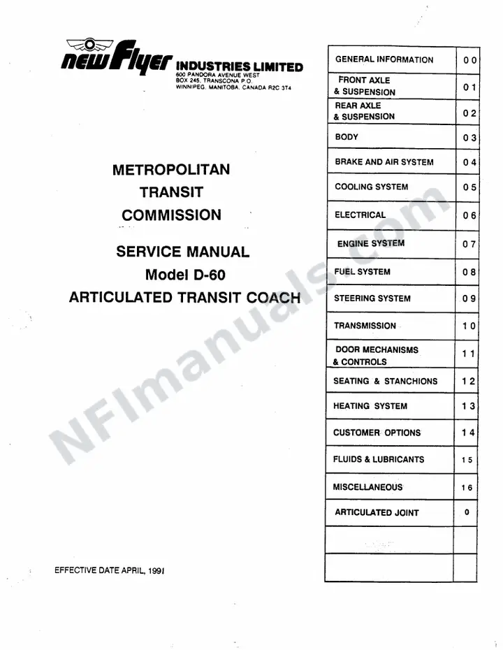 SR237 Service Manual, MTD Minneapolis first-page preview