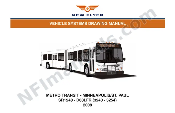 SR1240 Vehicle Systems Drawings, Metro Transit - Minneapolis/St. Paul first-page preview