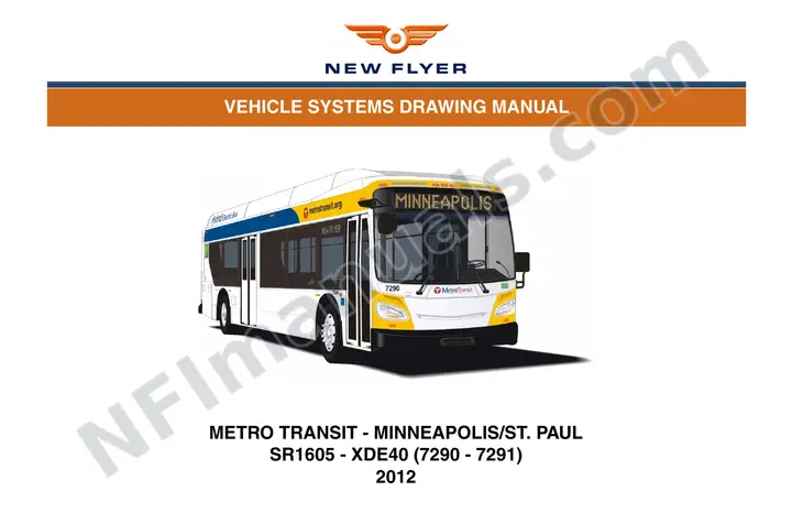 SR1605 Vehicle Systems Drawings, Metro Transit - Minneapolis/St. Paul first-page preview