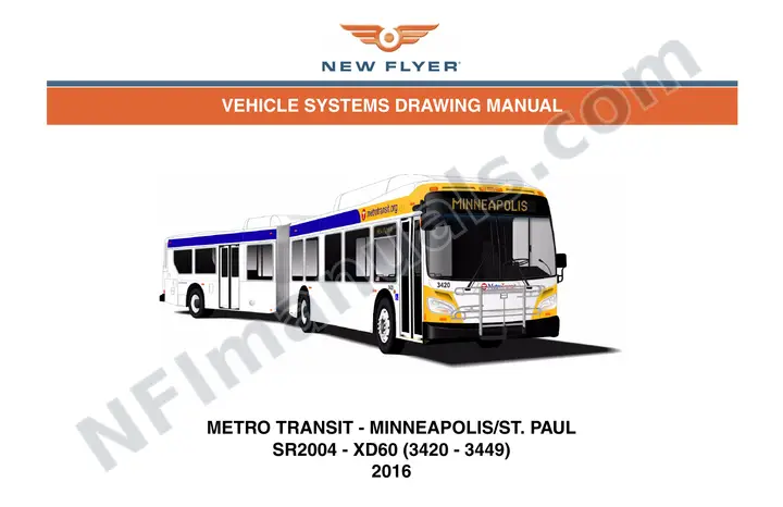SR2004 Vehicle Systems Drawings, Metro Transit - Minneapolis/St. Paul first-page preview